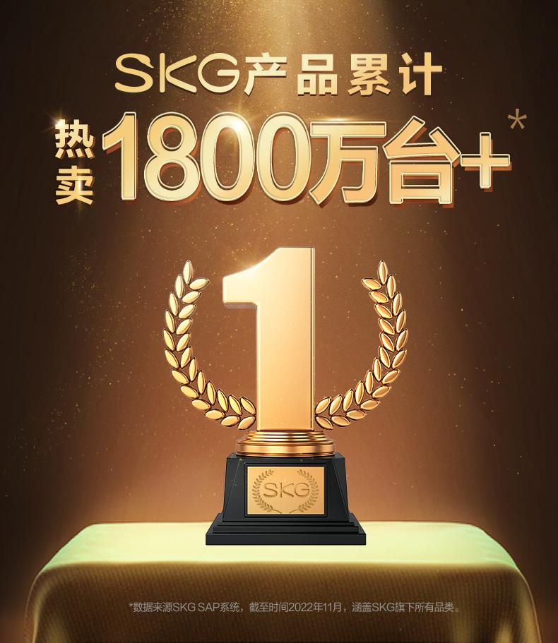 SKG cervical massager for neck protection, shoulder and neck hot compress, K3 times protection, 3 times white