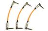 Canare 15cm Type Patch Cable Set of 3 [CANARE GS-6 Orange] L-L