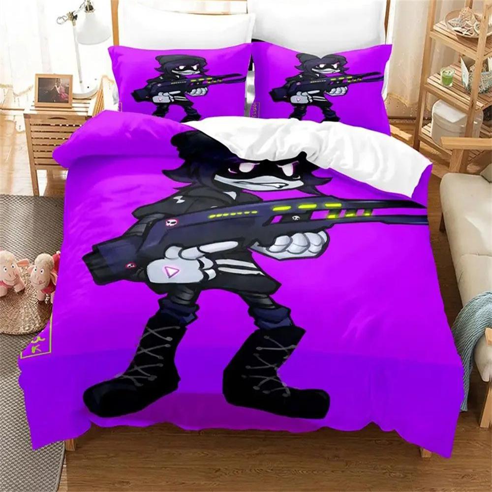 3D Print Murder Drones Bedding Set Boys Girls Twin Queen Full Size Duvet Cover Pillowcase Bed Adult Fashion Home Textileextile