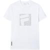 Fila Letter Big Logo Round Neck Casual Printed Short Sleeve T-Shirt Men Tops White F11M227113FWT