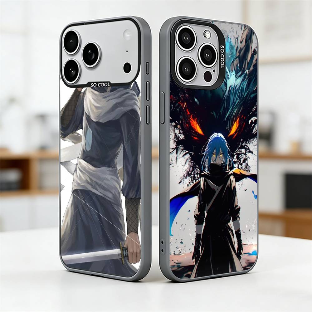 Чехол для телефона «О моём перерождении в слизь» для iPhone 17,16,15,14,13,12,11 Plus,Pro Max,XS, Цветной Серебристый Черный Чехол