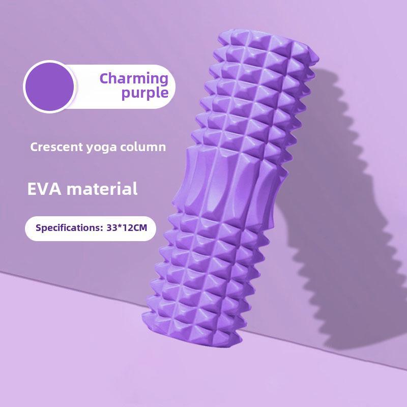 Ролик из пены EVA с полумесяцем и палочка для массажа йоги