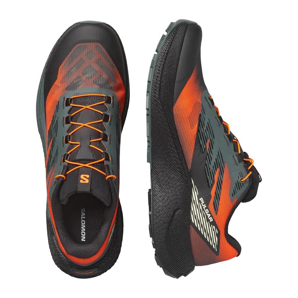 SALOMON Pulsar Quiver Удобные Спортивные Кроссовки для Трейлраннинга Мужские Обувь Черный L45433600