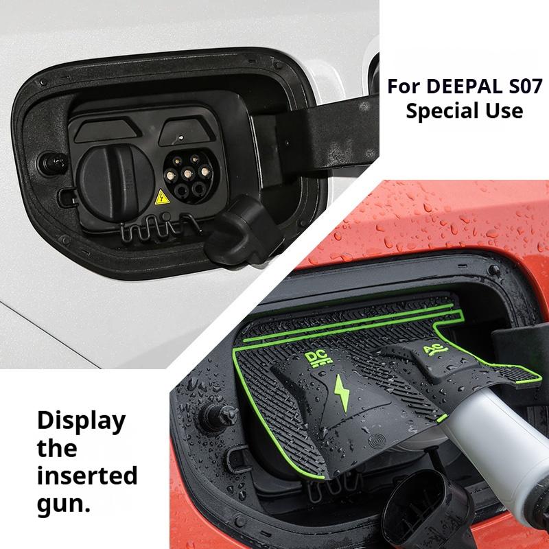 Для Deepal G318 L05 L07 S05 S07 S09 Водонепроницаемая заглушка порта зарядки - Защитный колпачок-уплотнитель для электромобиля Agat от дождя, пыли, грязи