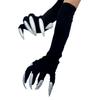 Halloween Long Nails Witch Gloves Hollowen Cosplay Long Performance Props Costume Claws Ghost Gloves