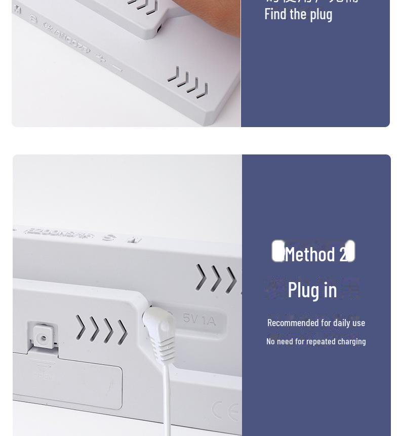 Цифровой будильник с голосовым управлением для детей и настенный, специально разработанный для студентов