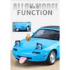 1/24 Mazda MX5 Модель легкосплавного автомобиля Звук и свет Инерционный механизм Детская игрушка Коллекционные предметы Подарок на день рождения