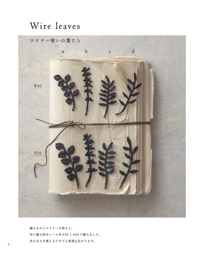 Crocheted Plant Motif Accessories (applemints)