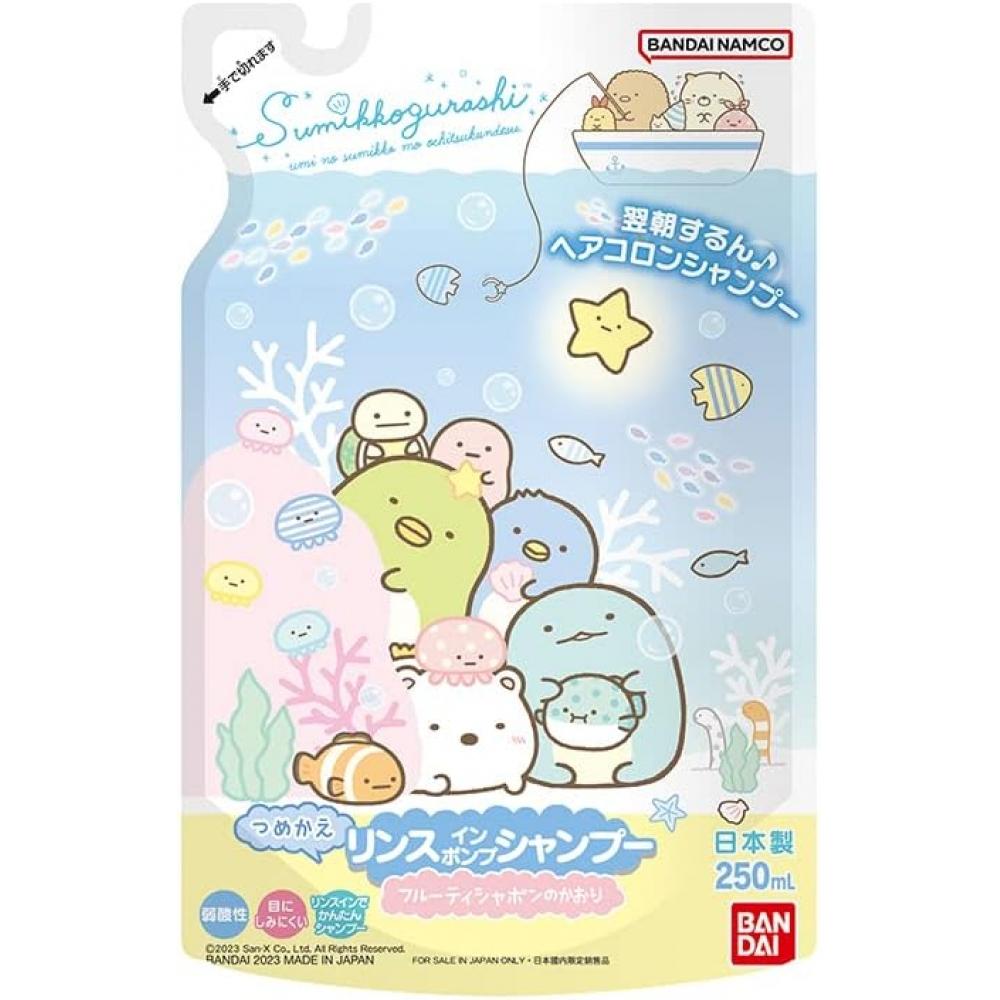 Bandai Sumikko Gurashi Шампунь-пена для мытья с ополаскиванием Сменный блок X2 1 X2
