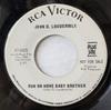 7-дюймовая пластинка JOHN D. LOUDERMILK - Беги домой, братишка / Silver C 478826PROMO RCA Victor 1966 США Поп Б/У