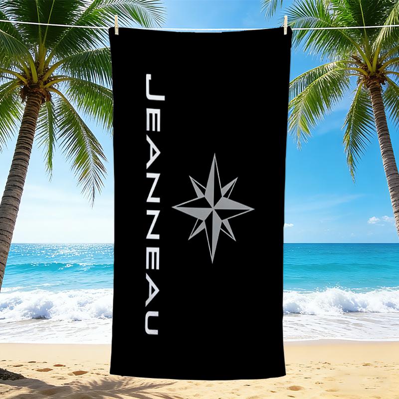 1Pc Adventure Journey Beach Towel, Quick Dry, Multi-Use for Beach Pool Gym Yoga Home Travel, Christmas, Halloween, Xmas Gift M928162