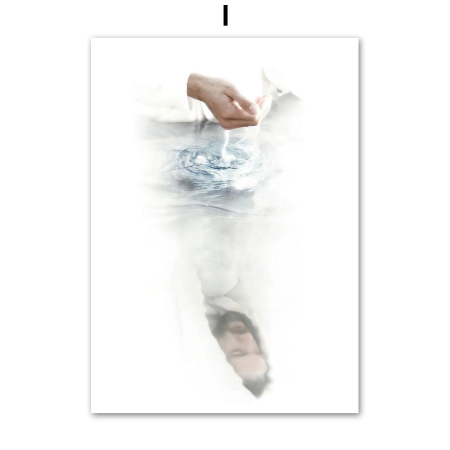 Настенная картина на холсте Христос Иисус Небеса прибрежные плакаты на скандинавскую тему и принты настенные панно для гостиной украшения дома