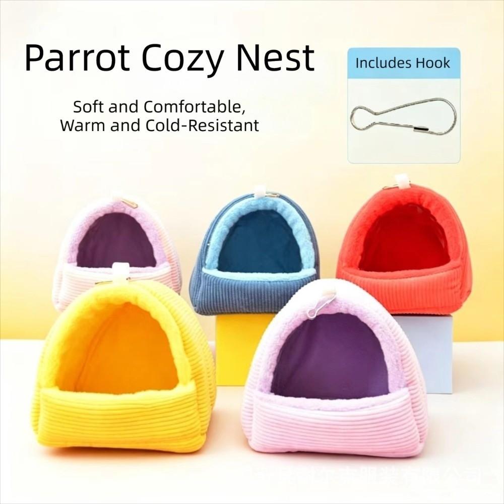 Tent Design Hamster Hammock Corduroy Small Pet Bed New Plushie Parrot Nest for Winter