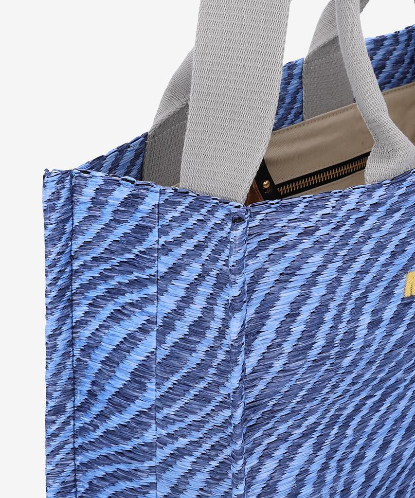 Marni Basket Small Shopper Bag - Vivid Blue / Shmp0077U7P984100B48