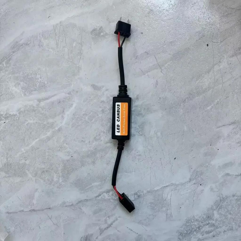 1~4 шт. H1/H4/H7/H11 9006 9007 Автомобильный светодиодный декодер 12 В Черный Адаптер-декодер LED Canbus против мерцания Помехозащита от мерцания
