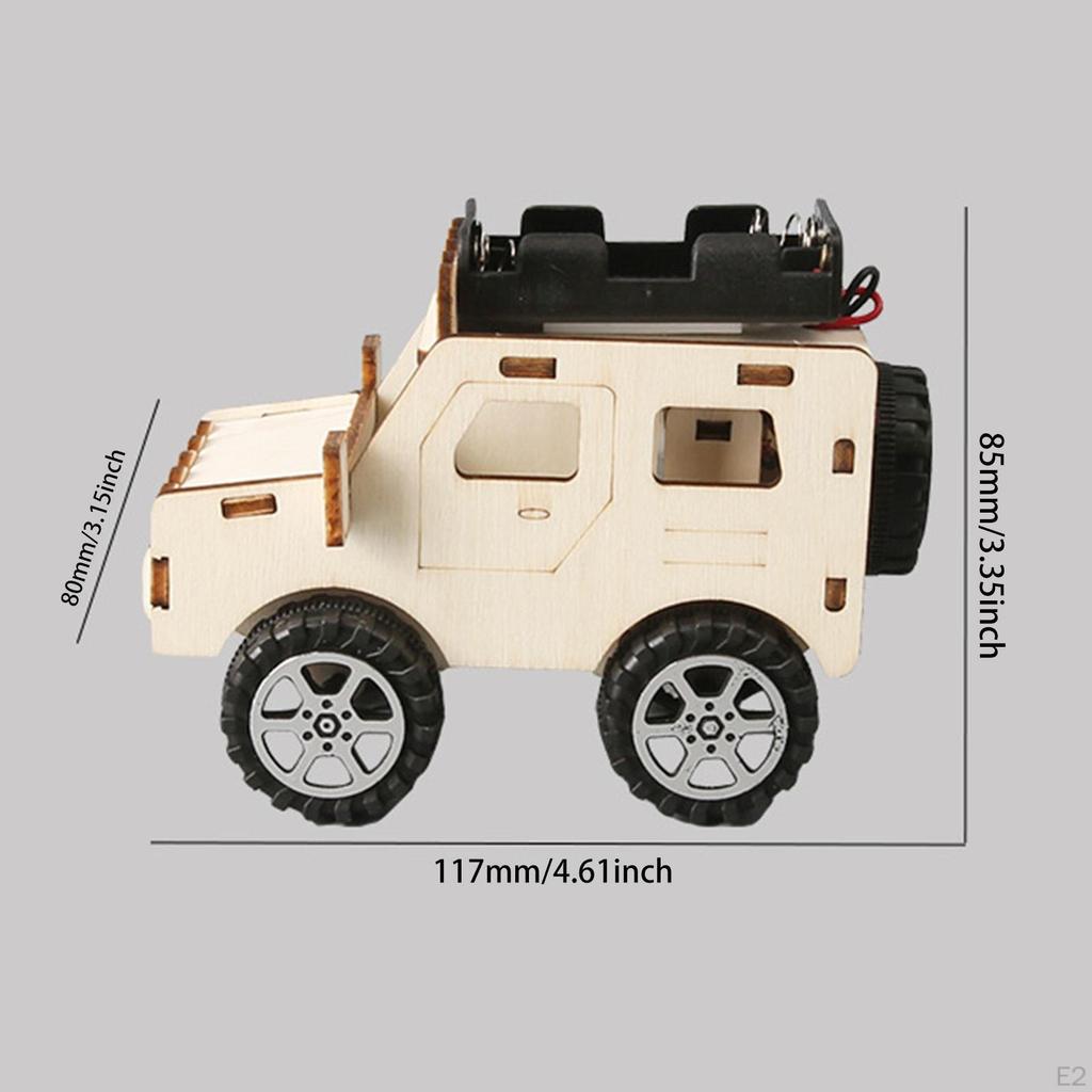 Модель электромобиля сделай сам, научная игрушка, прочный образовательный набор, деревянный эксперимент, ручная работа