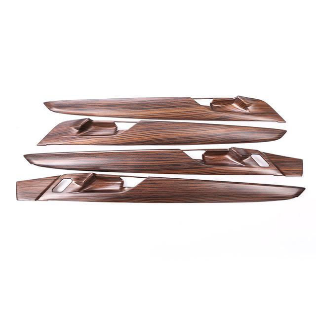 4 шт. углеродного волокна для BMW New X1 F48 2016-2018 ABS пластик внутренняя отделка двери полосы крышка отделка для BMW X2 F47