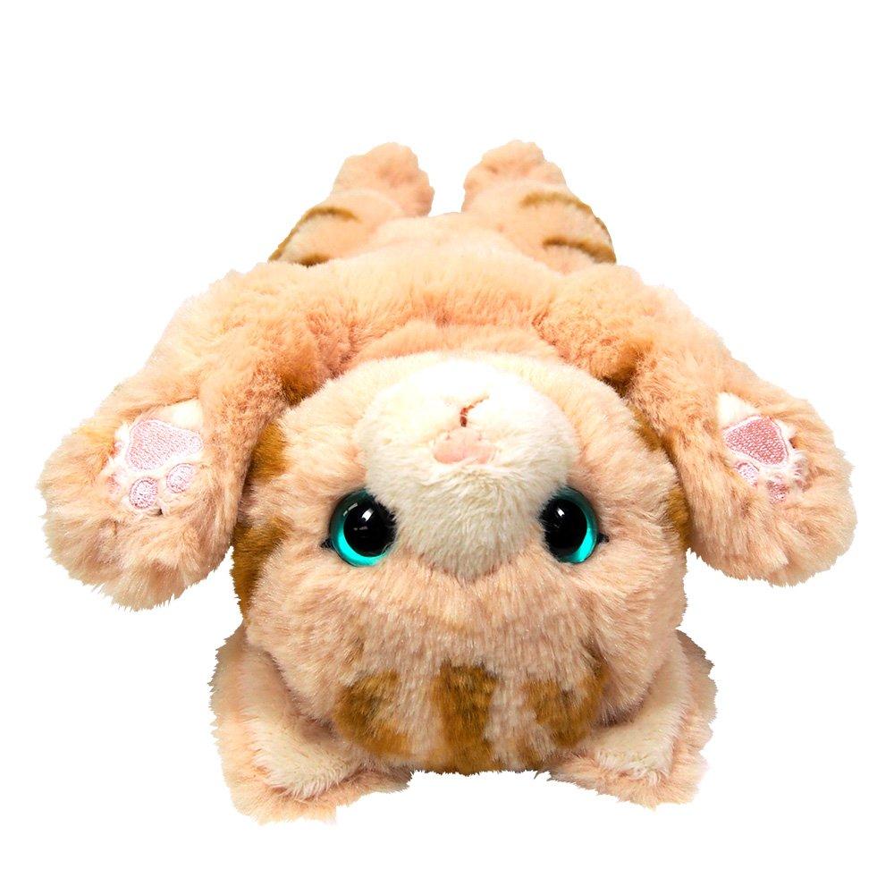 Плюшевая игрушка-кошка Sun Lemon Lap Cat P-1962 Маленькая Коричневая