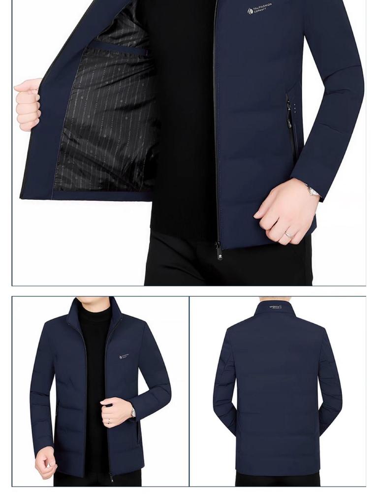 Мужская легкая пуховая куртка Pierre Cardin приталенного кроя - Повседневное пальто Осень/Зима для среднего и пожилого возраста