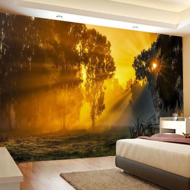 Пейзаж Лесная серия гобелен для украшения стены настенная ткань для дома, спальни, прикроватная фоновая ткань, художественная настенная ткань, живопись