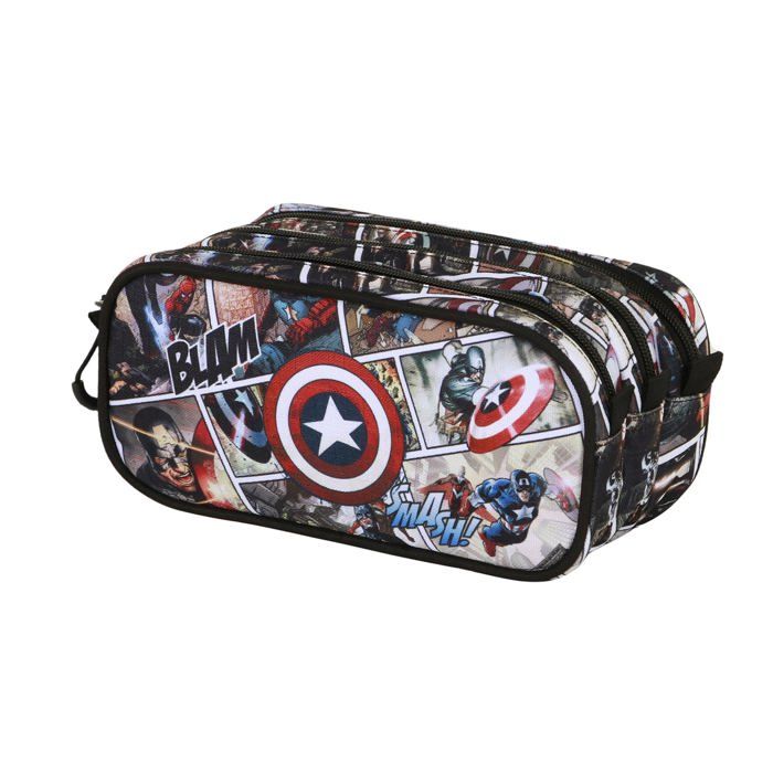 Trousse Trick FAN 2.2 - Captain America Comic - Multicolore - Taille Unique