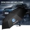 Car Portable Folding Automatic Umbrella Rain 3 Folding Umbrellas  For Volkswagen GOLF Polo Tiguan VW CADDY PASSAT zq9