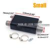 24mm Muffler Silence S Curved Air Diesel Parking Heater Exhaust Pipe For Car Truck VAN for Webasto Eberspacher Aluminum Alloy