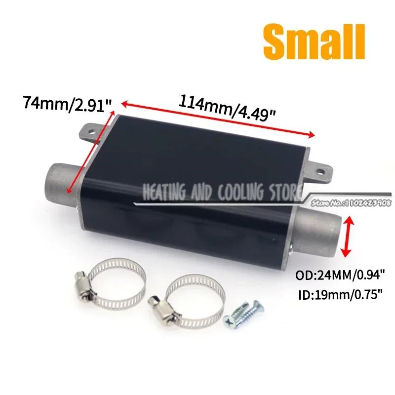 24mm Muffler Silence S Curved Air Diesel Parking Heater Exhaust Pipe For Car Truck VAN for Webasto Eberspacher Aluminum Alloy