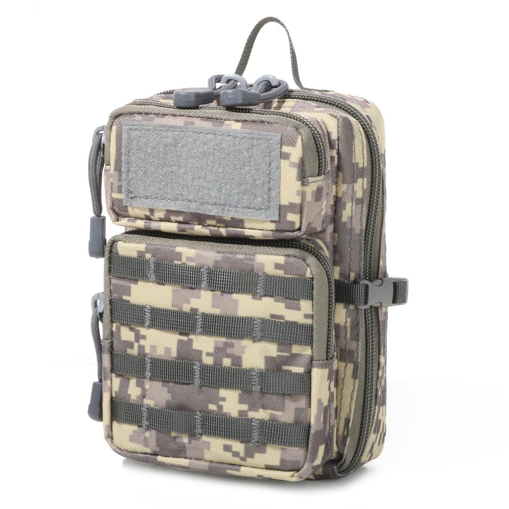Tactical Molle Utility Pouch EDC Tool Pouch Pouches Mini Waist Pouches Outdoor IFAK Pack Mini Design of 3-Day Backpack