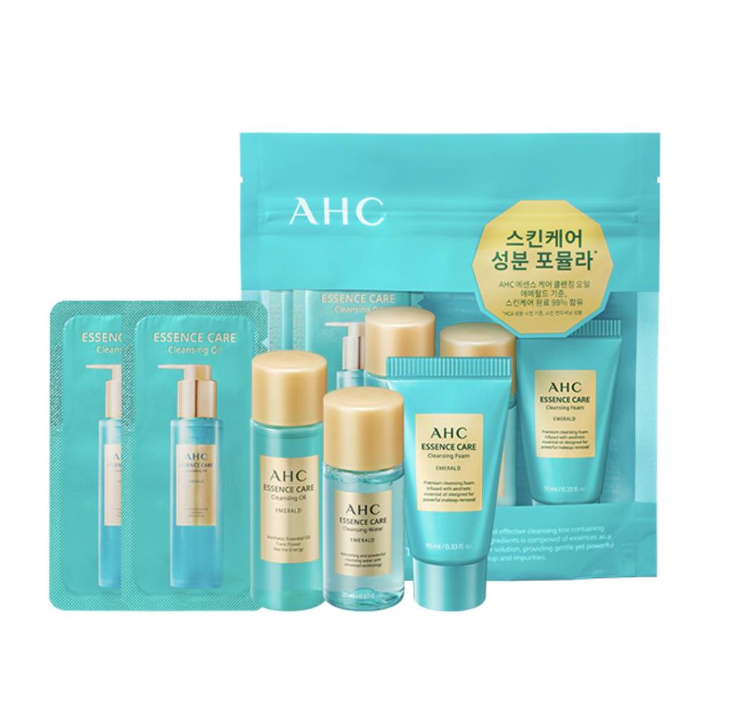 AHC Пробный набор для очищения Essence Care (Масло+вода+пена)