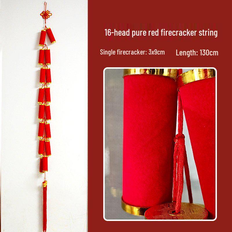 Новогодние танцевальные реквизиты Года Лошади: Детский набор для выступлений с петардами, складным веером и аксессуарами для семейной фотографии