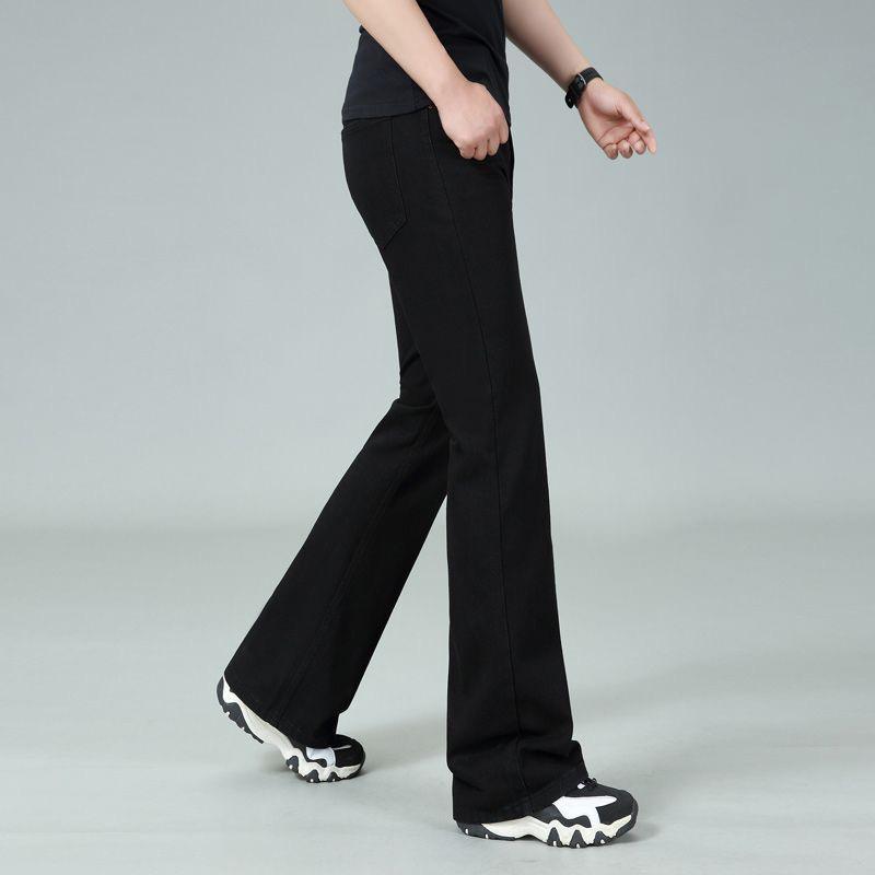 Джинсы мужские Мужские джинсы средней посадки Sim-Fit Flared Джинсы черные