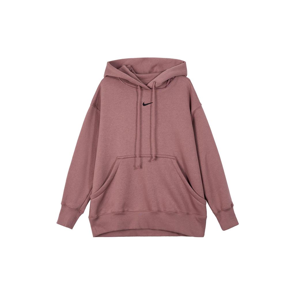 Nike Женская толстовка с капюшоном из флиса Phoenix, дымчато-серый фиолетовый DQ5861-208