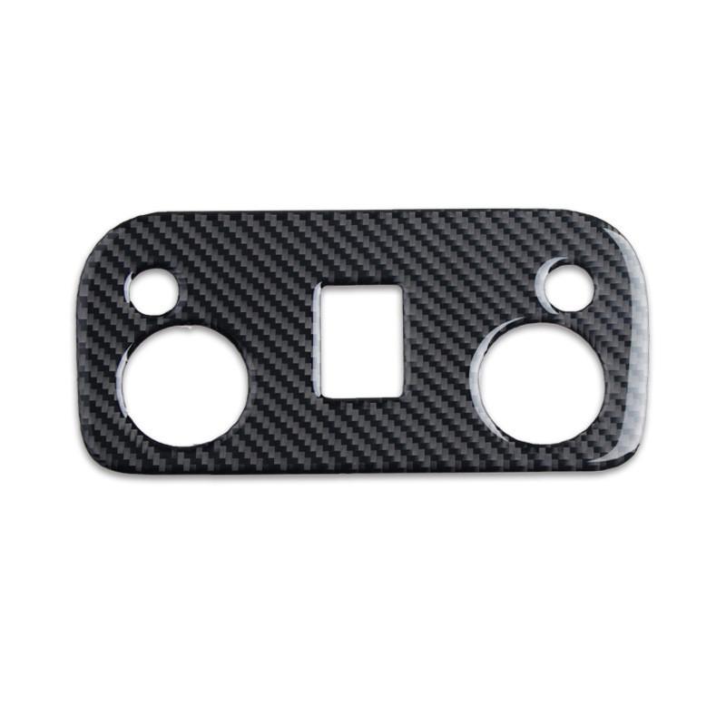 Для Ford Mustang Mustang GT 2015-2018 лампа для чтения из настоящего углеродного волокна наклейка автомобильная лампа для чтения крышка лампы интерьер