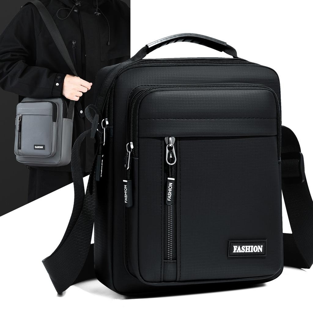 Мужская легкая сумка-мессенджер из оксфорда - Модная повседневная наплечная сумка с элегантным дизайном