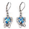 New Fashion Ruili Style Diamond Blue Turtle Womens Versatile Ear Buckle