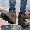 Военные кроссовки, ботильоны, мужские скальные туфли, мужские ботинки, зимняя толстая обувь для мужчин, мужские ботинки для пустыни