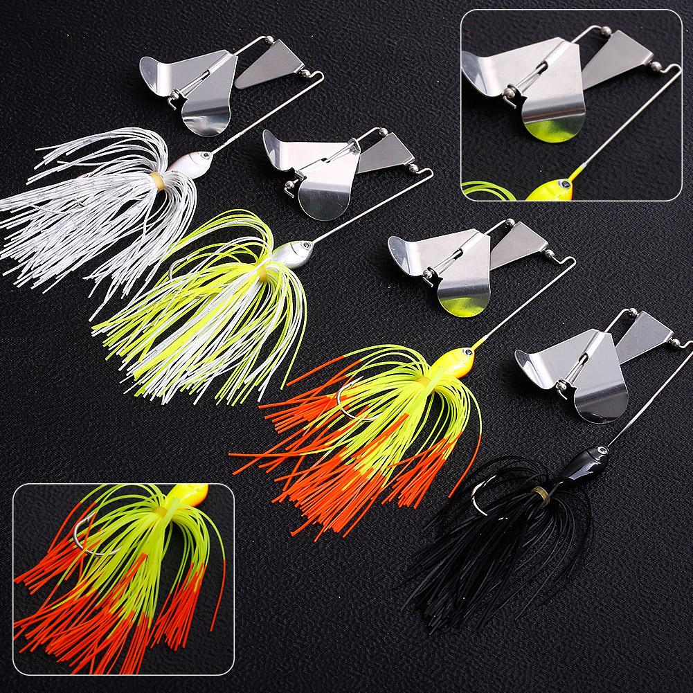 1 шт. жесткая спиннерная приманка для рыбалки, спиннербейт для пруда Magic Buzz для ловли щуки и окуня