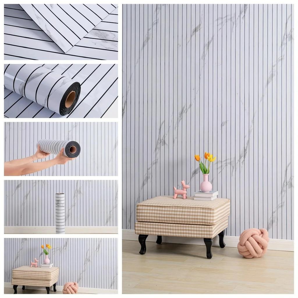 3D Наклейки на стену Peel and Stick Легкий DIY Подходят для потолка, гостиной 1 рулон Самоклеящиеся стеновые панели Наклейки из пенополистирола Sxp