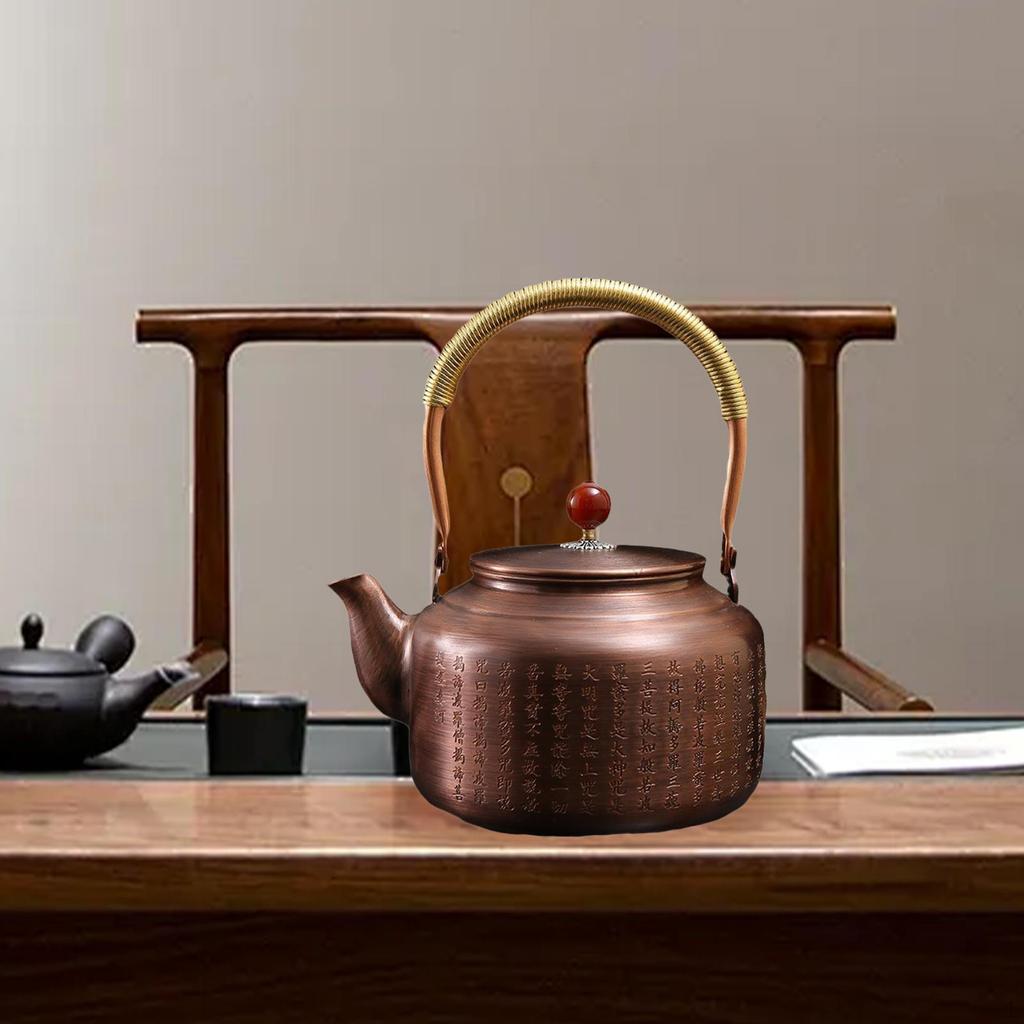 1300ml Handmade Copper Kettle for Kitchen And Tea Room