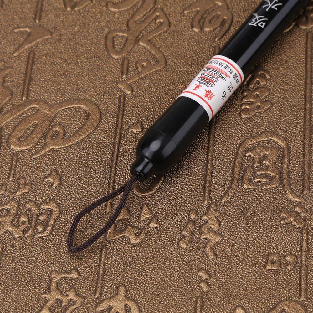 6Pcs Piston Fill Design Water Brush Pen White /Brown Brush Calligraphy Water Pen  Brush Practice