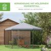 Chicken Coop for 10-15 Chickens, Hens, Rabbits, Ducks, Outdoor Garden Chicken Run, 4 x 3.5 x 2.6m