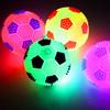 Pet Creative Luminous Soccer Toy Flash Bounce Ball Bite Sound Audible Football Toy