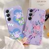 Мягкий силиконовый чехол Flower Animal для Xiaomi Redmi Note 13 Pro 13C 14 Samsung A35 A55 M35 S24 Huawei Honor 200 iPhone Camera Защитный противоударный чехол