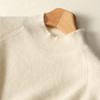 Women's High Neck Cashmere Wool Sweater, 2025 Edition - Thickened White Knitwear for Autumn and Winter