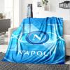 1pc Blanket - NAPOLI LOGO Print Design,Lightweight Blanket for Sofa,Bed- Soft &Warm,Gift for All Seasons