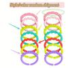 10PCS Smooth Surface Rainbow Hanging Ring Stroller Attachment  Babies And Toddlers Stroller