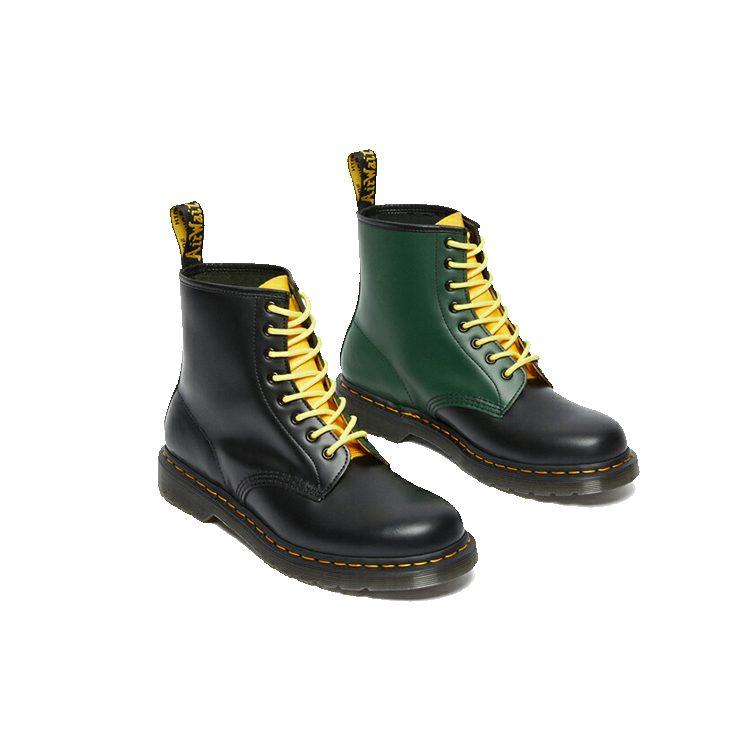 Доктор. Ботинки Dr. Martens 1460 с контрастной гладкой кожей на шнуровке 'Черные' 27287001