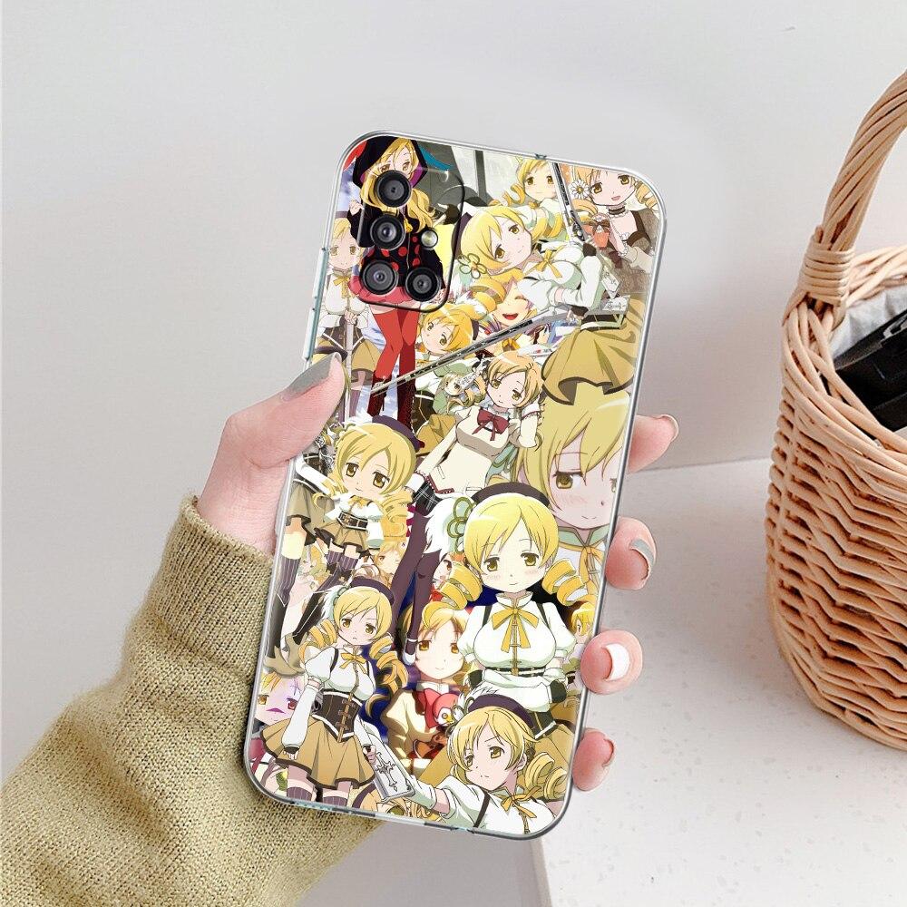 Чехол для телефона Anime Puella Magi Madoka Magica для Samsung Galaxy A51 A71 A21S A12 A11 A31 A41 A52 A32 5G A72 A01 A02S Прозрачный чехол
