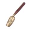 Wooden Handle Tea Shovel Tea Spoon Copper Ebony Coffee Scoops Tableware Teaspoons Easy Clean Anti Sprinkle Tea Spoon